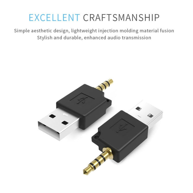 For iPod shuffle 3rd / 2nd USB Data Dock Charger Adapter, Length: 4.6cm