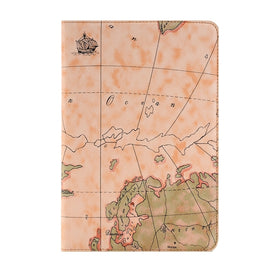 Map Pattern Horizontal Flip Leather Case with Holder & Card Slots & Wallet for iPad Pro 12.9 inch, Random Pattern Delivery