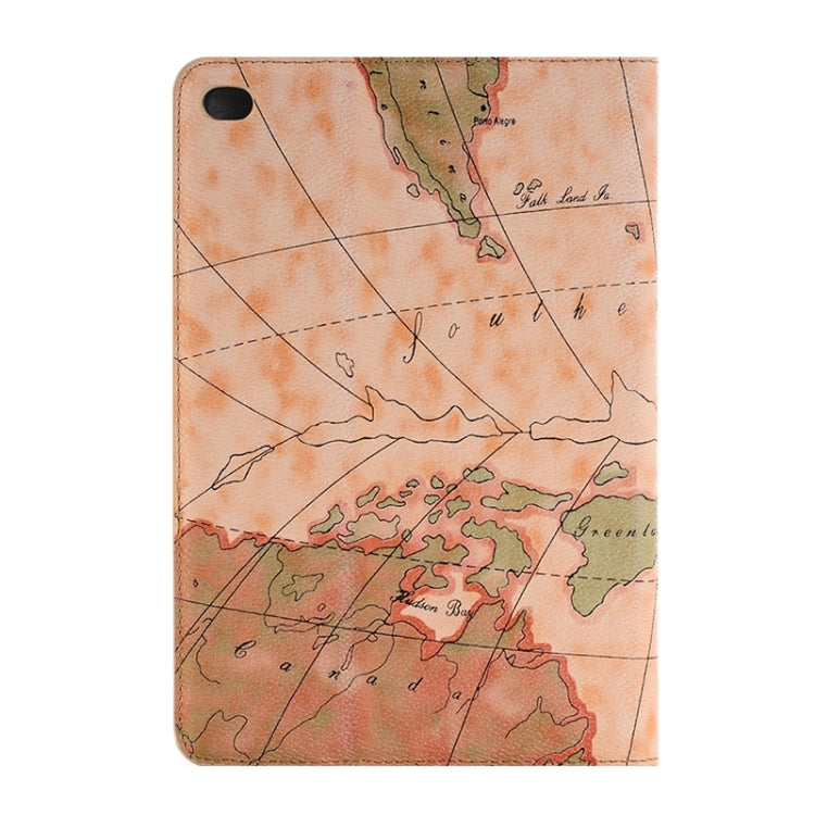 Map Pattern Horizontal Flip Leather Case with Holder & Card Slots & Wallet for iPad Pro 12.9 inch, Random Pattern Delivery
