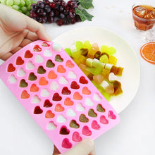Load image into Gallery viewer, Creative Heart Shape 55-Grid Ice Cube Tray, 55 Grids Love