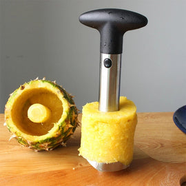 LsCook Pineapple Corer Slicer, Pineapple Corer Slicer  (Silver)