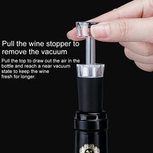 Load image into Gallery viewer, Reusable Vacuum Stopple Bottle Stopper Cork Plug for Wine Liquor, Wine Bottle Stopper 9