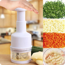 Load image into Gallery viewer, Stainless Steel Onion Cutting Instrument / Ginger Garlic Cutter, Size: 22x8x8cm, Random Color Delivery, Stainless Steel Garlic Crusher