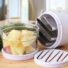 Load image into Gallery viewer, Stainless Steel Onion Cutting Instrument / Ginger Garlic Cutter, Size: 22x8x8cm, Random Color Delivery, Stainless Steel Garlic Crusher
