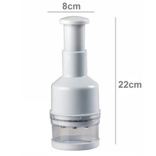 Load image into Gallery viewer, Stainless Steel Onion Cutting Instrument / Ginger Garlic Cutter, Size: 22x8x8cm, Random Color Delivery, Stainless Steel Garlic Crusher