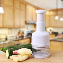 Load image into Gallery viewer, Stainless Steel Onion Cutting Instrument / Ginger Garlic Cutter, Size: 22x8x8cm, Random Color Delivery, Stainless Steel Garlic Crusher