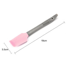 Load image into Gallery viewer, 4 PCS Silicone Scraper Butter Spreader Knife Cake Smoother Cake Baking Tool, Silicone Scraper(Pink), Silicone Scraper(Blue)