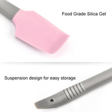 Load image into Gallery viewer, 4 PCS Silicone Scraper Butter Spreader Knife Cake Smoother Cake Baking Tool, Silicone Scraper(Pink), Silicone Scraper(Blue)