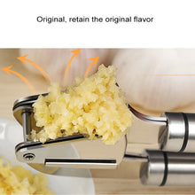 Load image into Gallery viewer, Food Grade 304 Stainless Steel Garlic Press Presser Crusher Slicer, 304 Stainless Steel