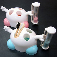 Load image into Gallery viewer, Cute Cartoon Creative Hourglass Toothbrush Stand (Random Color Delivery), Hourglass Toothbrush Stand