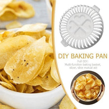 Load image into Gallery viewer, DIY Microwave Oven Baked Potato Chips Homemade Maker Machine Device with Slicer &amp; Plate, DIY Microwave Oven
