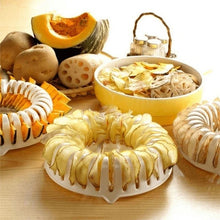 Load image into Gallery viewer, DIY Microwave Oven Baked Potato Chips Homemade Maker Machine Device with Slicer &amp; Plate, DIY Microwave Oven