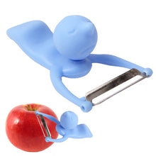 Load image into Gallery viewer, Men Shaped Fruit Vegetable Kitchen Blade Peeler with Durable ABS Handle, Men Shaped Peel Knife
