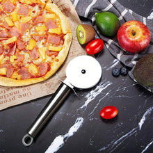 Load image into Gallery viewer, LsCook Stainless Steel Round Pizza Cutter Knife, Sigle Wheel