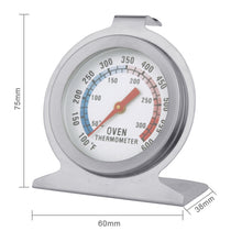 Load image into Gallery viewer, High Quality Stainless Steel Stand Up Oven Thermometer Gauge Gage (0-300 Degree Centigrade), Oven Gauge
