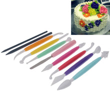 Load image into Gallery viewer, 10 in 1 Colorful Cake Modelling Tool Set, 10 PCS Color