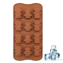 Load image into Gallery viewer, Lovely Robot Shape 12-Grid Ice Cube Tray, 12-Grid