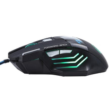 Load image into Gallery viewer, 7 Buttons with Scroll Wheel 5000 DPI LED Wired Optical Gaming Mouse for Computer PC Laptop, X7 7 Buttons (Yellow), X7 7 Buttons (Black)