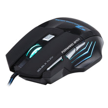 Load image into Gallery viewer, 7 Buttons with Scroll Wheel 5000 DPI LED Wired Optical Gaming Mouse for Computer PC Laptop, X7 7 Buttons (Yellow), X7 7 Buttons (Black)