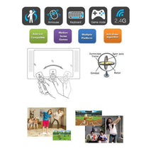 Load image into Gallery viewer, T2 Gyroscope Mini Fly Air Mouse 2.4G Android Remote Control 3D Sense Motion Stick for Desktop / Laptop, T2