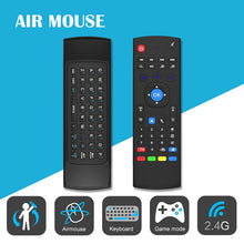Load image into Gallery viewer, MX3 Air Mouse Wireless 2.4G Remote Control Keyboard with Browser Shortcuts for Android TV Box / Mini PC, Air Mouse