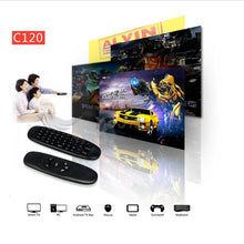 Load image into Gallery viewer, C120 T10 Fly Air Mouse 2.4GHz Rechargeable Wireless Keyboard Remote Control for Android TV Box / PC, Wireless Keyboard