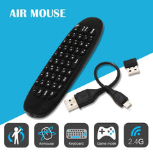 Load image into Gallery viewer, C120 T10 Fly Air Mouse 2.4GHz Rechargeable Wireless Keyboard Remote Control for Android TV Box / PC, Wireless Keyboard
