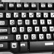 Load image into Gallery viewer, Spanish Learning Keyboard Layout Sticker for Laptop / Desktop Computer Keyboard, Spanish