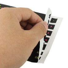 Load image into Gallery viewer, Arabic Learning Keyboard Layout Sticker for Laptop / Desktop Computer Keyboard, Arabic