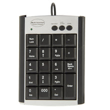 Load image into Gallery viewer, USB Non-synchronous Notebook Computer Multi Function Keypad with 19 Keys, Multi Function Keypad