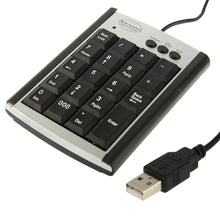 Load image into Gallery viewer, USB Non-synchronous Notebook Computer Multi Function Keypad with 19 Keys, Multi Function Keypad
