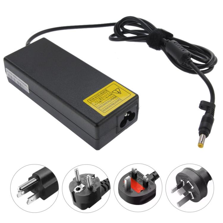 90W 19V 4.74A AC Adapter for HP Laptop, Output Tips:  4.8mm x 1.7mm, 19V 4.74A