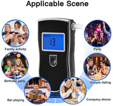 Load image into Gallery viewer, 3 digitals LCD Display Breath Alcohol Tester Analyzer, AT-818