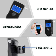 Load image into Gallery viewer, 3 digitals LCD Display Breath Alcohol Tester Analyzer, AT-818