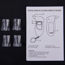 Load image into Gallery viewer, LCD Digital Alcohol Tester Breathalyzer, Alcohol Tester 2