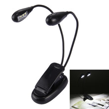 Load image into Gallery viewer, Dual Arms Clip On LED Light For Reading Camping Hiking