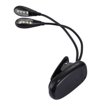 Load image into Gallery viewer, Dual Arms Clip On LED Light For Reading Camping Hiking