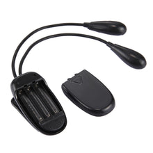 Load image into Gallery viewer, Dual Arms Clip On LED Light For Reading Camping Hiking