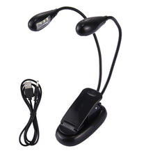 Load image into Gallery viewer, Dual Arms Clip On LED Light For Reading Camping Hiking