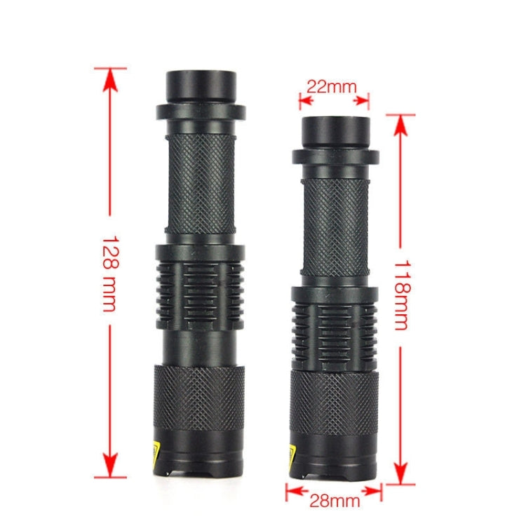 LT-HX 5-Modes White Light LED Flashlight 2200 LM Mini Telescopic