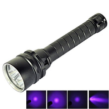 Load image into Gallery viewer, 5000 LM UV Purple Light, Diving Depth: 150m (Black)