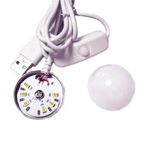 Load image into Gallery viewer, USB-2W 5V 140-150Lumens 6 LED, White Light, Warm White Light