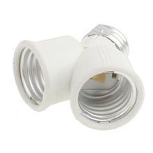 Load image into Gallery viewer, E27 to 2 E27 Light Bulbs Conversion Socket Double Lamp Socket, E27 to 2 E27