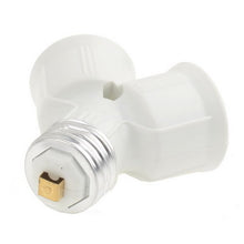 Load image into Gallery viewer, E27 to 2 E27 Light Bulbs Conversion Socket Double Lamp Socket, E27 to 2 E27