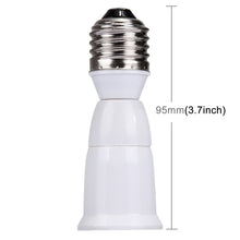 Load image into Gallery viewer, E27 to E27 Light Lamp Bulbs Extension Adapter Converter, Length: 95mm