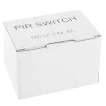 Load image into Gallery viewer, DC 12V-24V 8A PIR Switch Infrared Controller Motion Sensor Switch for LED Light
