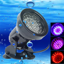 Load image into Gallery viewer, 36 LED Amphibious Fish tank / Aquarium Colorful Light, Waterproof depth: 1-1.5m