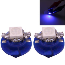 Load image into Gallery viewer, 2 PCS B8.4 0.2W 12LM 1 LED SMD 5050 LED Instrument Light Bulb Dashboard Light for Vehicles, DC 12V, 0.2W B8.4