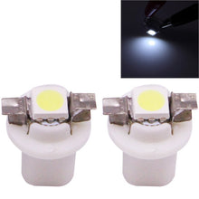 Load image into Gallery viewer, 2 PCS B8.5 0.2W 12LM 1 LED SMD 5050 LED Instrument Light Bulb Dashboard Light for Vehicles, DC 12V, 0.2W B8.5