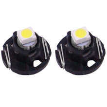 Load image into Gallery viewer, 2 PCS T4.2 White Light 0.1W 5LM 1 LED SMD 3528 LED Instrument Light Bulb Dashboard Light for Vehicles, DC 12V, 0.1W T4.2